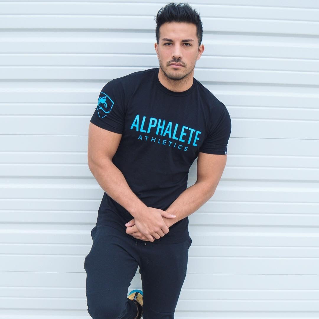 Men's Printed Alphalete Casual T-Shirt