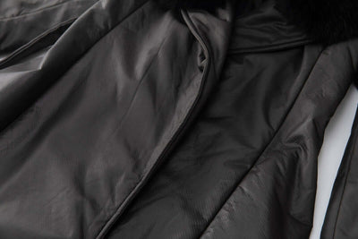 Quilted Coat Women Detachable Fur Collar UK