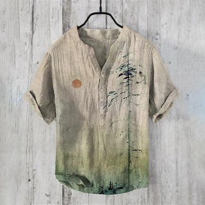 Men's Loose Fit Summer Shirt | Summer Wear ZC63 M