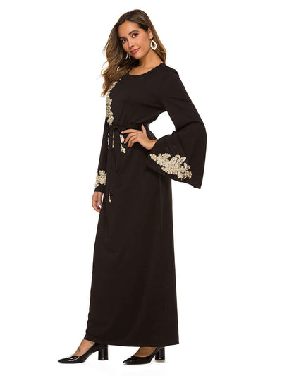 Amara Dubai Abaya – Timeless Arabic Style Abaya Black without headscarf