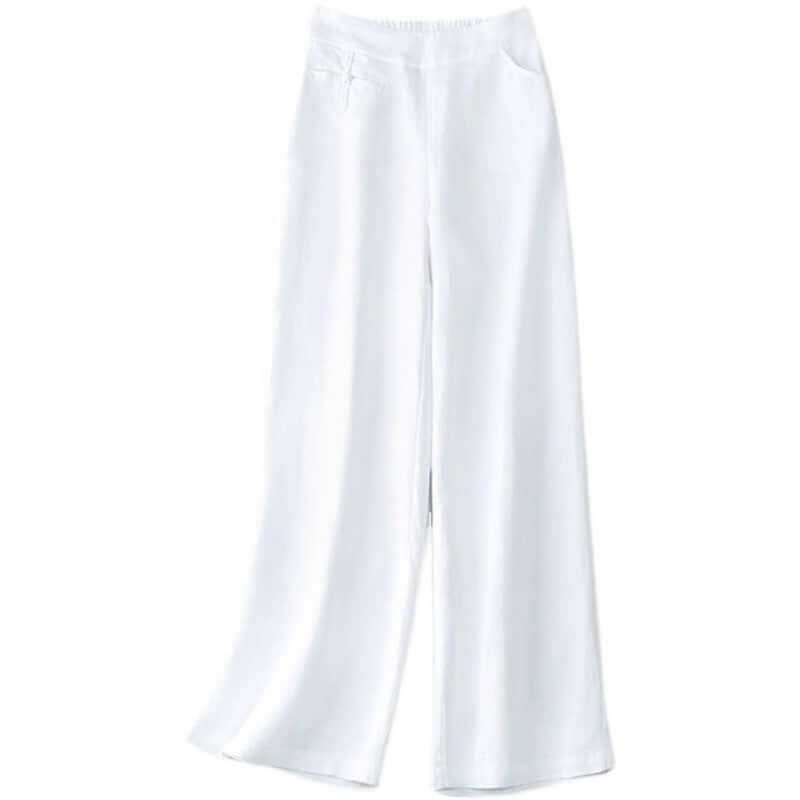 Casual Cotton Linen Wide Leg Pants
