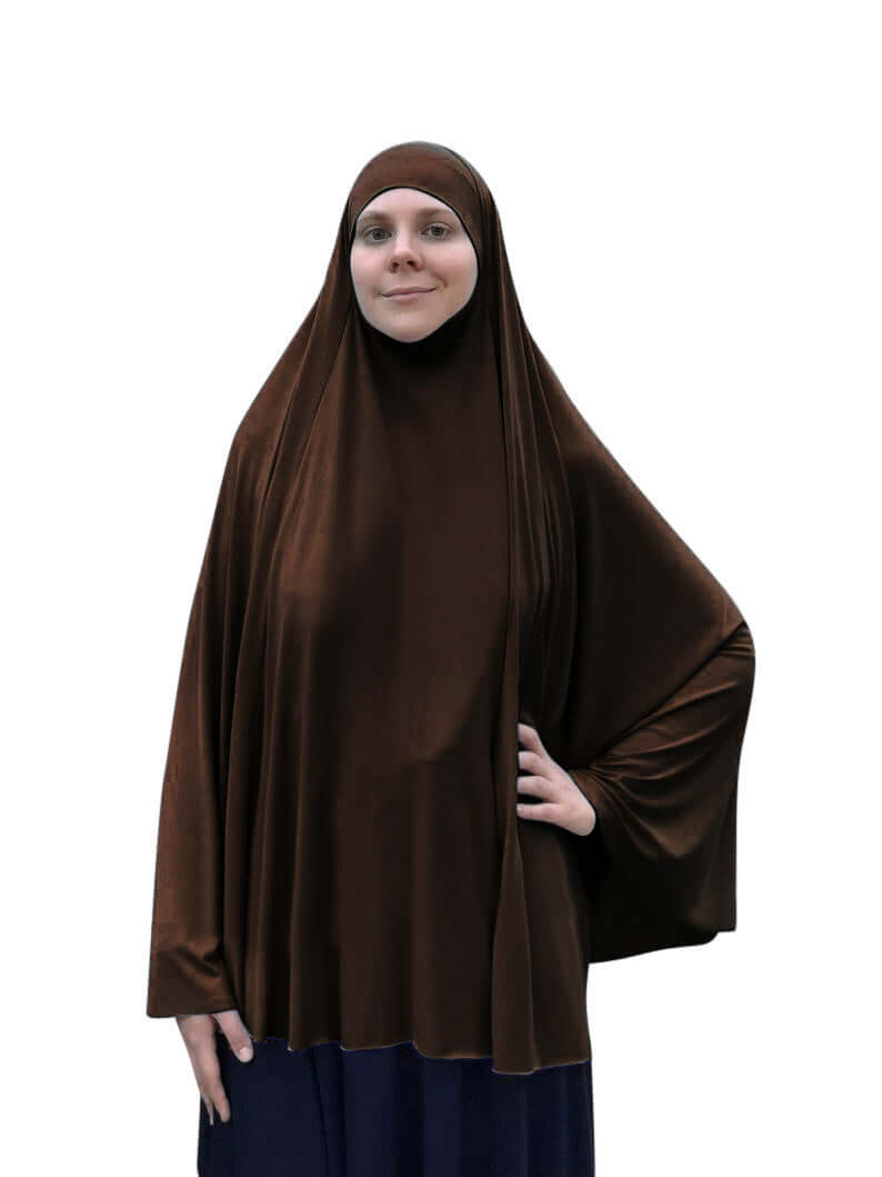 Sakina Prayer Abaya – Comfortable Worship Abaya Coffee