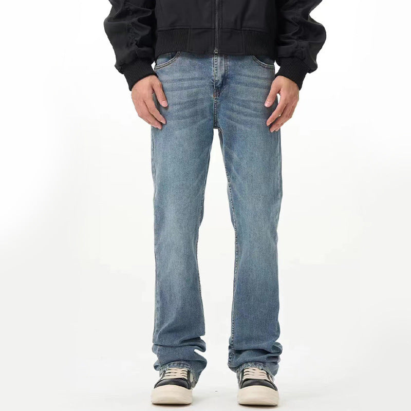 Straight Fit Men's Jeans | Denim Straight Blue