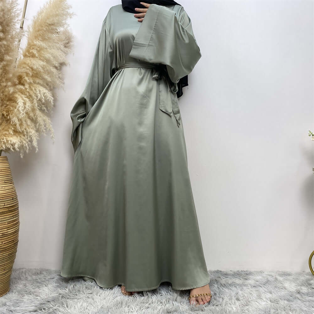 Layali Abaya - Elegant Evening Abaya Online UK Green