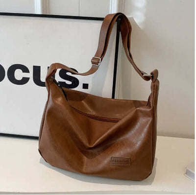 Women's Daily Commute Shoulder Messenger Bag Upgraded Brown