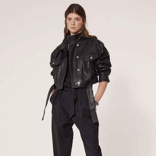 Women's Soft Waxy Leather Jacket