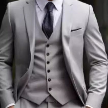 European Plus Size Three-piece Suit