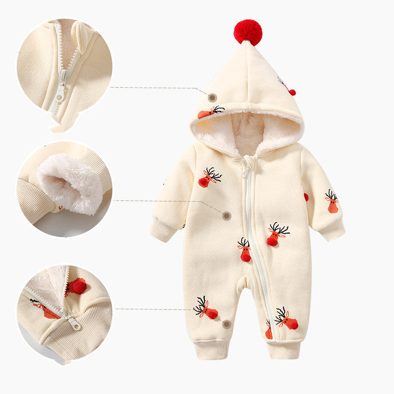 Padded Warm Baby Crawling Clothes