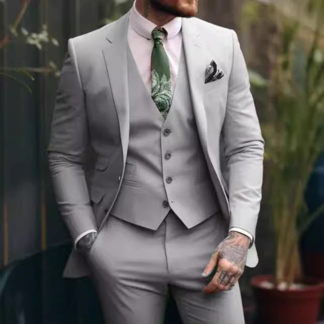 Men's Slim Fit Three Piece Suit