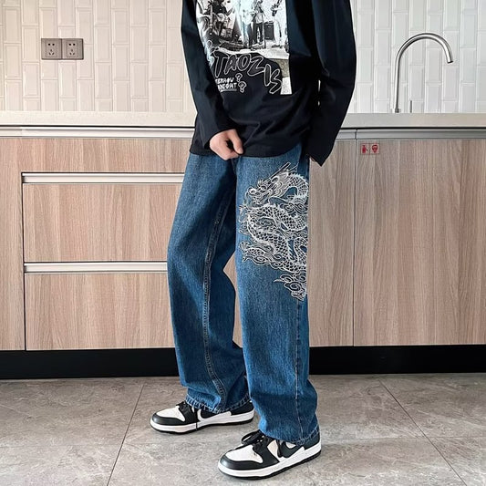 Embroidered Jeans For Men