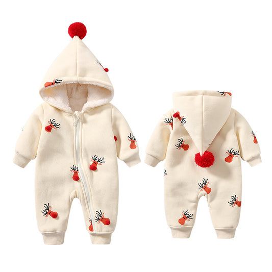 Padded Warm Baby Crawling Clothes