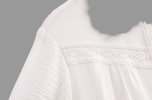 A Line Self Embroidered Casual Shirt