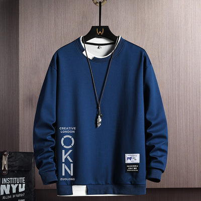 Men's Casual Sweatshirts Hoodie Blue