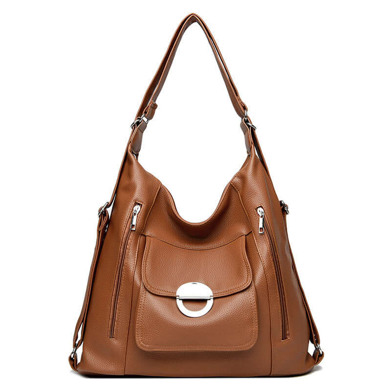 Washed Leather Shoulder Portable Messenger Bag