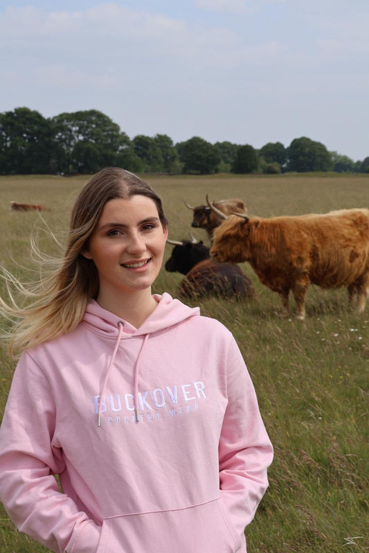 Tetbury Cotton pink unisex hoodie