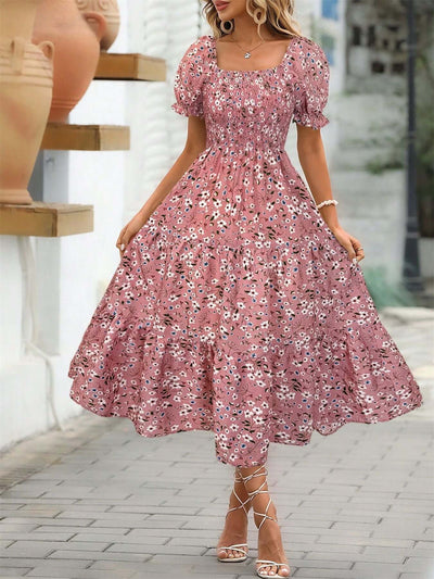 Women's Pullover Floral Dress UK | Style & Comfort Color