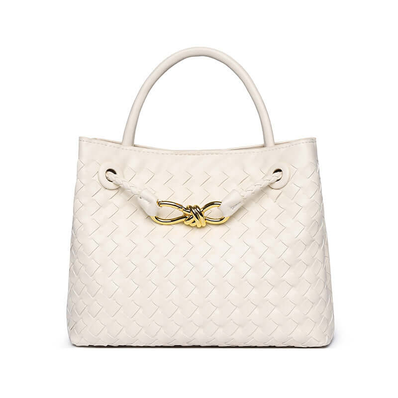 Woven Leather Bag | Women's Urban Simplicity Beige