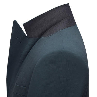 Two Piece Double Breasted Slim Fit Business Suit for Men