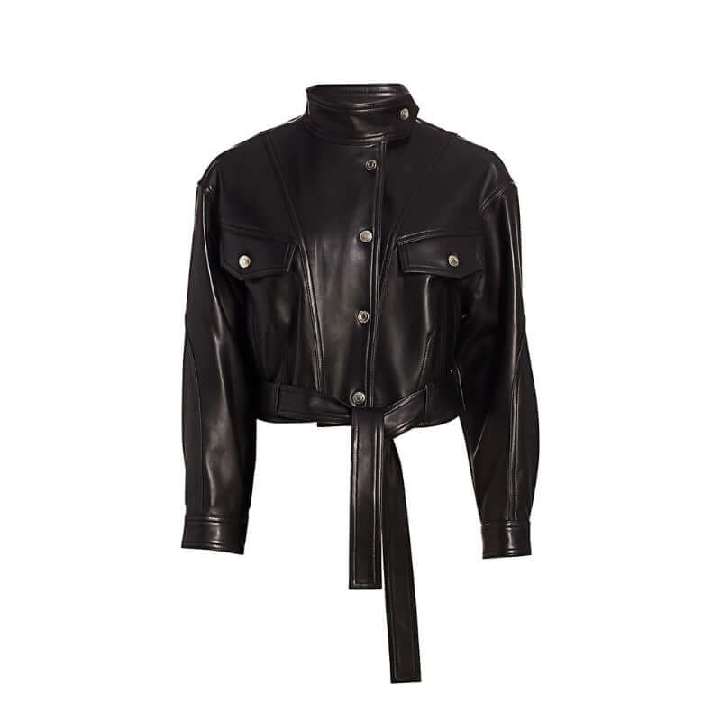 Women's Soft Waxy Leather Jacket | Women's Leather Jacket UK Black