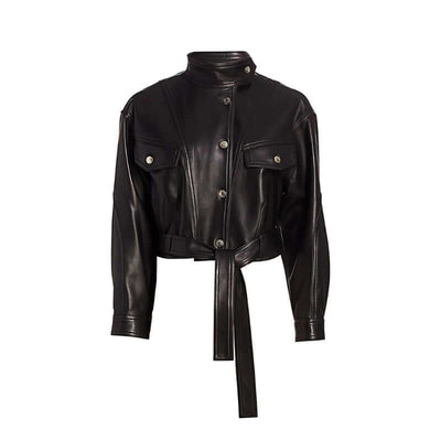 Women's Soft Waxy Leather Jacket | Women's Leather Jacket UK Black