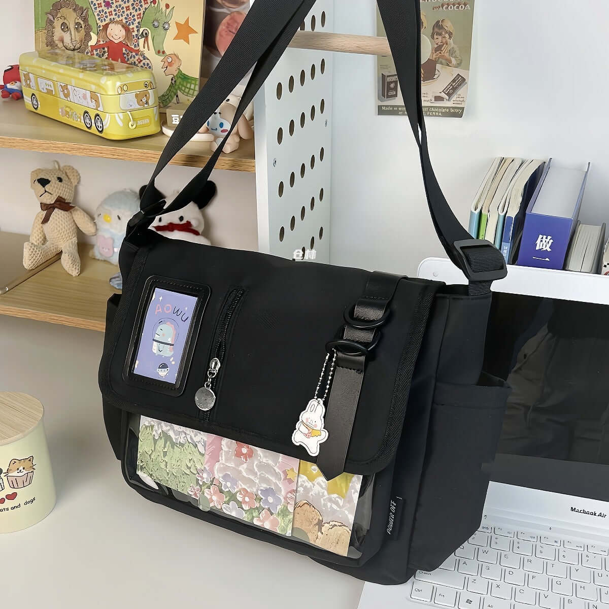 Canvas Crossbody Handbag | Soft Canvas Bag