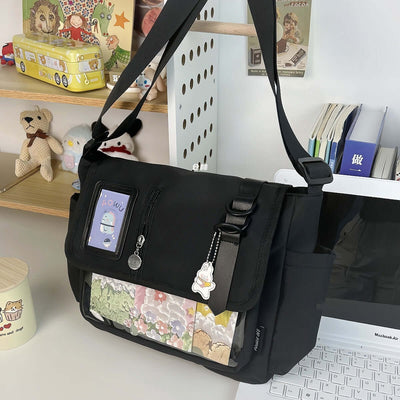 Canvas Crossbody Handbag | Soft Canvas Bag