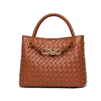 Woven Leather Bag | Women's Urban Simplicity
