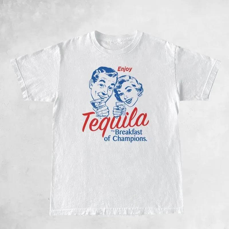 Tequila Retro Graphic T-Shirt UK | Youth Fashion T-Shirt