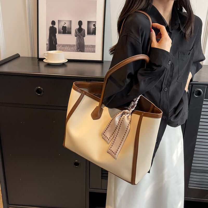 Winter Commuter Tote Shoulder Bag