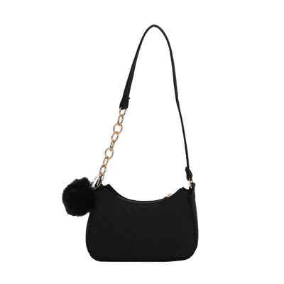 Casual Solid Color Shoulder Bag