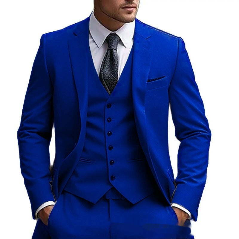Men's Classic Fit Three Piece Suit