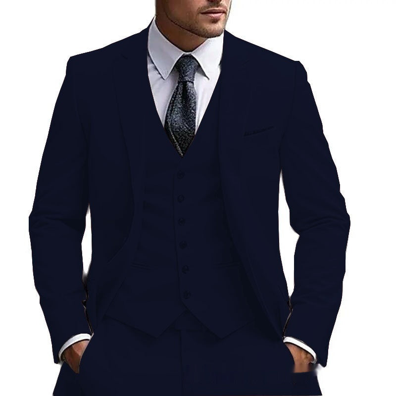 Men's Classic Fit Three Piece Suit