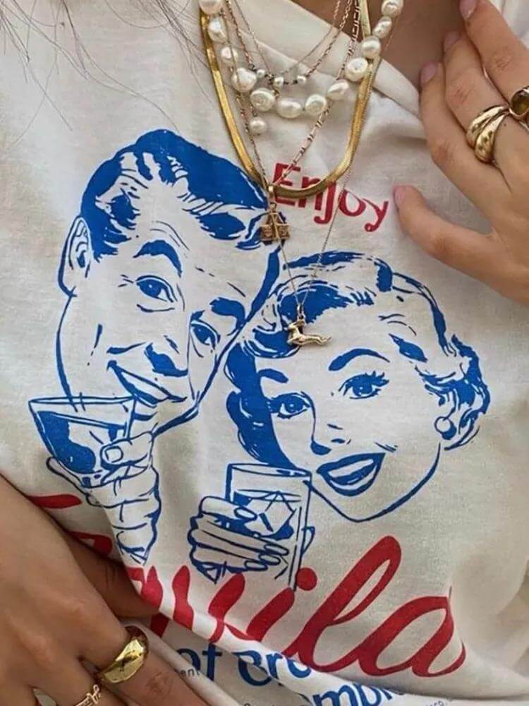 Tequila Retro Graphic T-Shirt UK | Youth Fashion T-Shirt