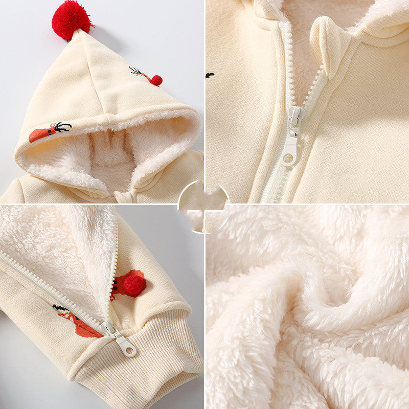 Padded Warm Baby Crawling Clothes