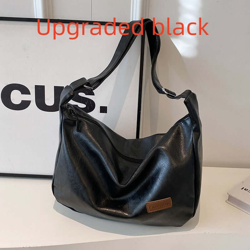 Women's Daily Commute Shoulder Messenger Bag Upgraded Black