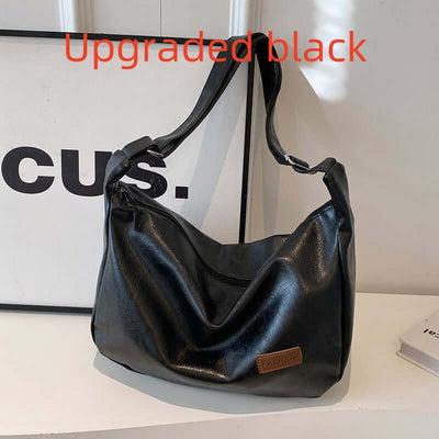 Women's Daily Commute Shoulder Messenger Bag Upgraded Black