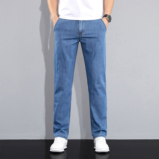 Versatile Stretch Slim Fit Jeans Trousers