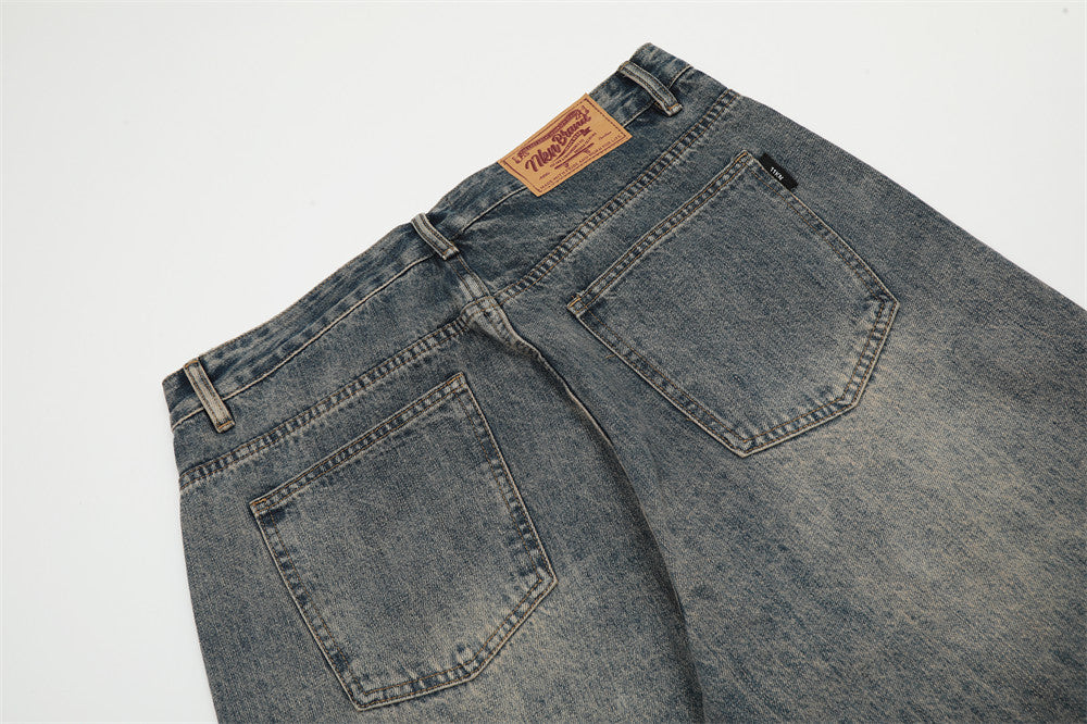 Faded Jeans for Men | Loose Fit