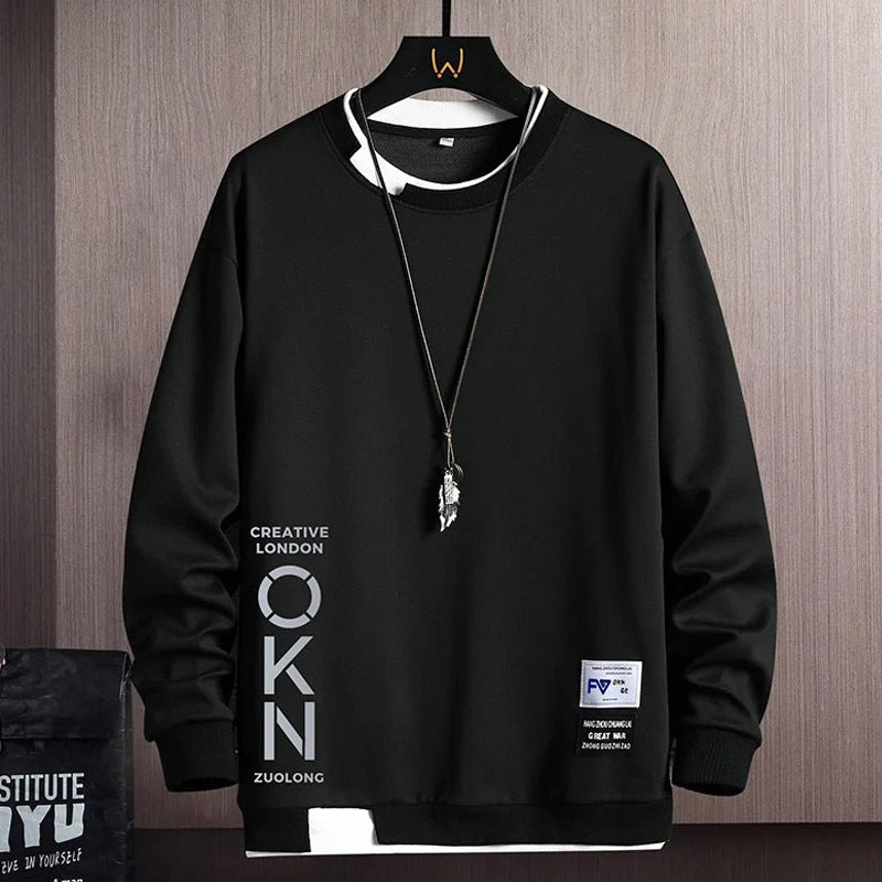 Men's Casual Sweatshirts Hoodie Black