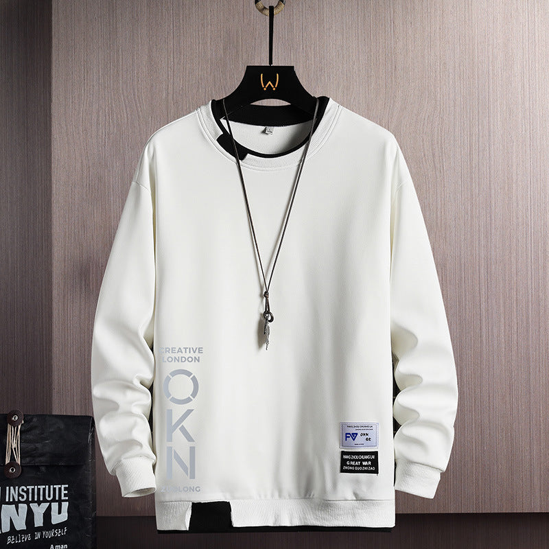 Men's Casual Sweatshirts Hoodie White