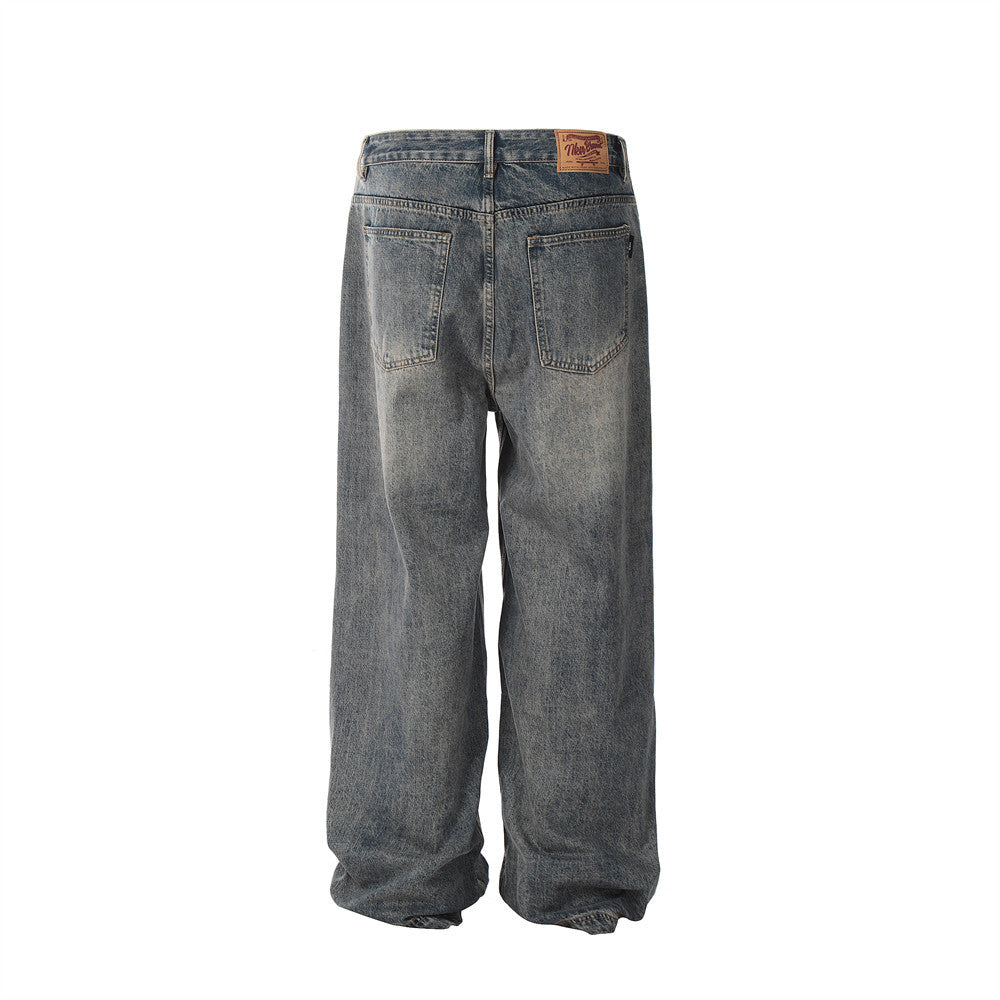 Faded Jeans for Men | Loose Fit