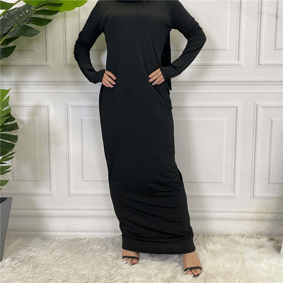 Riwa Cardigan Abaya – Everyday Modest Wear UK Black Dress