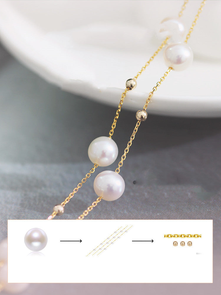 Women's Pearl Gypsophila Necklace