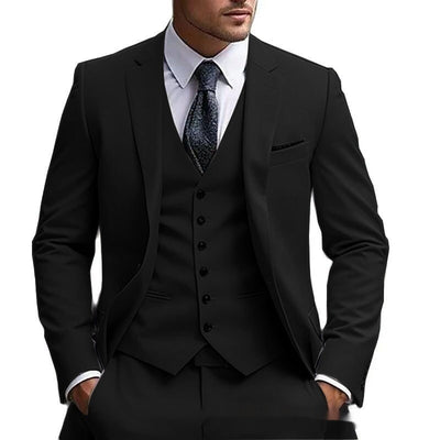 Men's Classic Fit Three Piece Suit